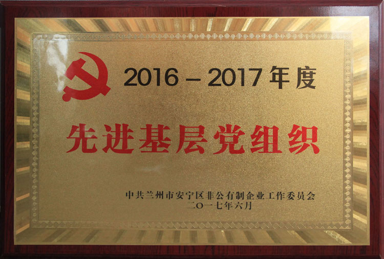 2016-2017年度先進(jìn)基層黨..